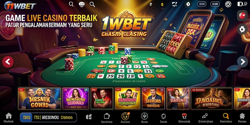 Tampilan gameplay mendebarkan di 11WBET Live Casino.