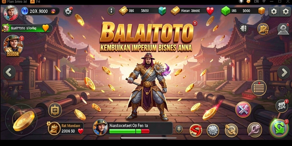 Screenshot BALAITOTO menunjukkan gameplay Tycoon yang seru dan interaktif.
