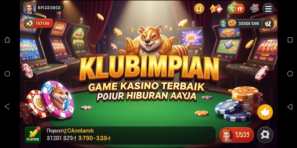 Tampilan antarmuka menarik dari gameplay Kasino di KLUBIMPIAN.