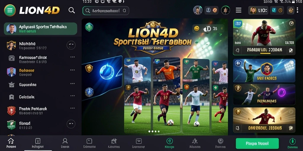 Tampilan aplikasi LION4D menunjukkan pengalaman taruhan yang menarik.