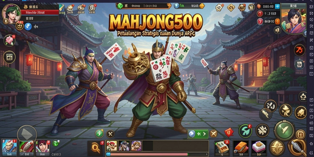 Gameplay seru MAHJONG500 dengan teka-teki dan petualangan yang mendebarkan.