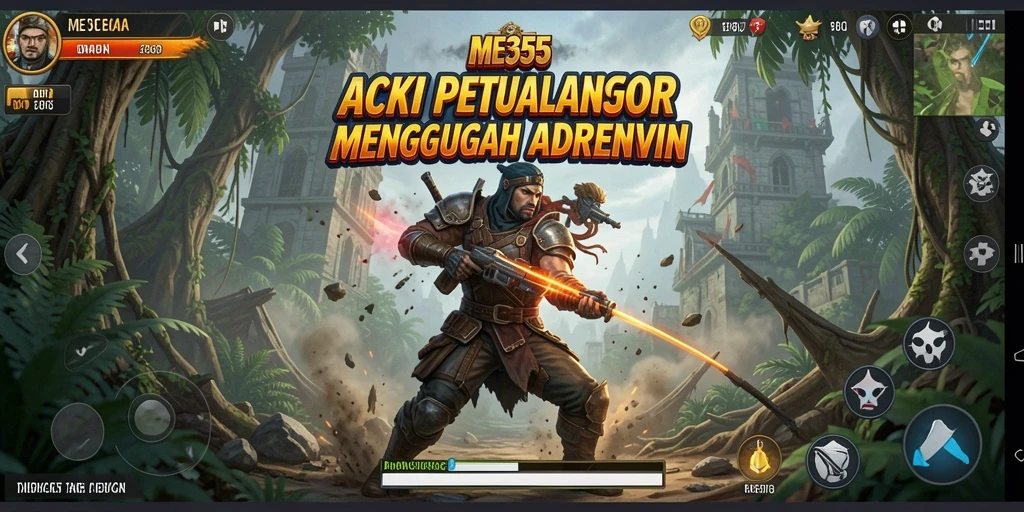 Tangkapan layar ME355 menampilkan aksi mendebarkan dalam pertarungan sengit.