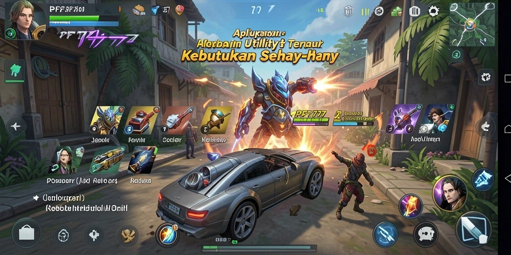 Tampilan utama PF777 menampilkan pemantauan kinerja yang jelas.