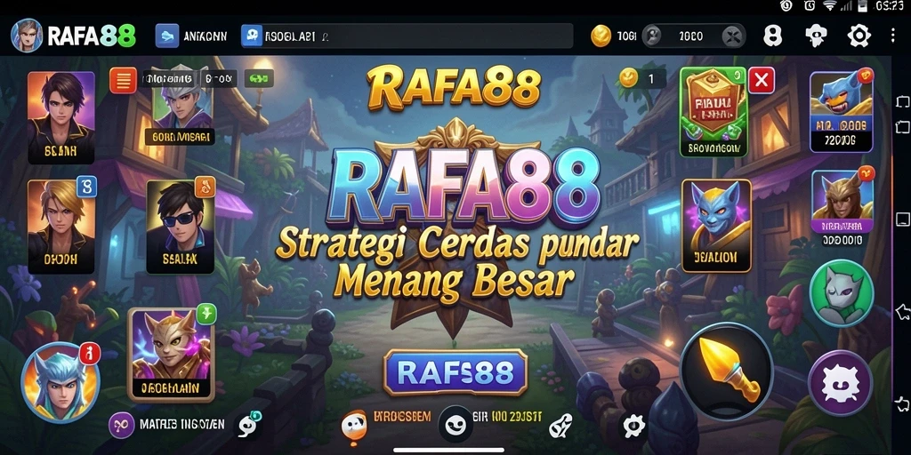 Tampilan aksi intens dalam gameplay RAFA88 yang menguji taktik pemain.