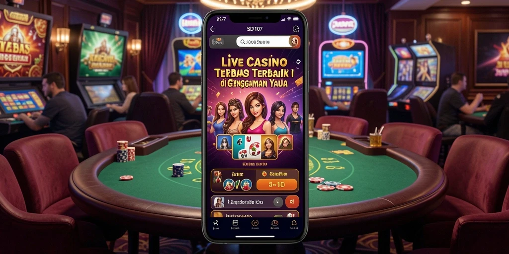 Screenshot gameplay live casino SD107 yang seru dan interaktif.