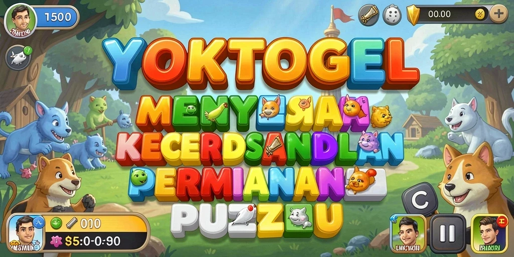 Tampilan gameplay seru dari YOKTOGEL dengan puzzle yang memikat.